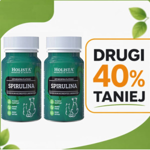 HOLISTA Spirulina - suplementy dla psa i kota - 90 tabletek + DRUGI 40% TANIEJ
