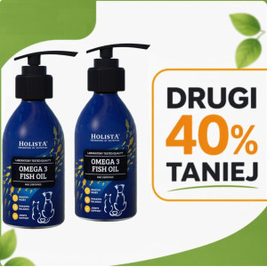 HOLISTA Olej Omega3 - suplementy dla psa i kota - 250ml + DRUGI 40% TANIEJ