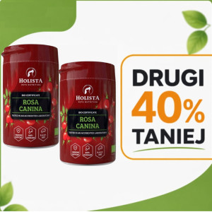 HOLISTA Owoce dzikiej róży - suplementy dla psa i kota - 150g + DRUGI 40% TANIEJ