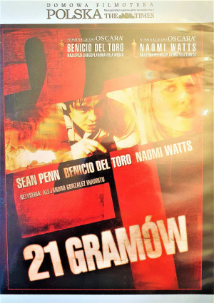 21 GRAMÓW DVD PENN DEL TORO WATTS OSKAR