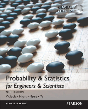 PROBABILITY & STATISTICS FOR ENGINEERS SCIENTIST WALPOLE