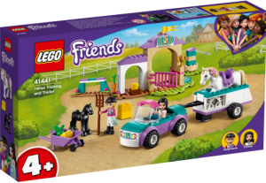 LEGO FRIENDS 41441 SZKÓŁKA JEŹDZIECKA I PRZYCZEPA DLA KONIA