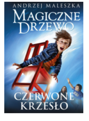MAGICZNE KRZESŁO CZERWONE DRZEWO MALESZKA NOWA