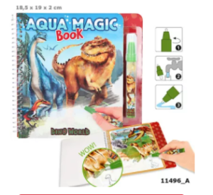 ZESTAW DINO AQUA MAGIC Z FLAMASTREM NOWA
