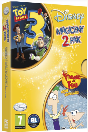 DISNEY 2 PAK TOY STORY 3 FINEASZ I FERB GRA NOWA