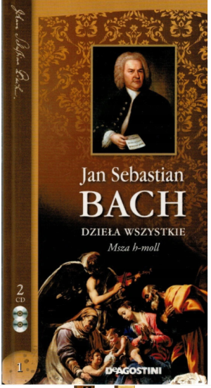 JAN SEBASTIAN BACH CD KONTATY RELIGIJNE NOWA