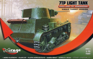 CZOŁG LEKKI 7TP JEDNOWIEŻOWY 1/72 7TP