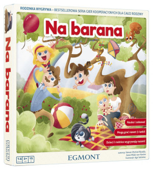 NA BARANA GRA PLANSZOWA DLA DZIECI ROZRYWKA