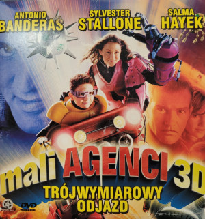 MALI AGENCI 3D TRÓJWYMIAROWY ODJAZD DVD BANDERAS