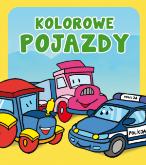 KOLOROWE POJAZDY PIANKI DLA DZIECI NOWA