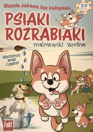 PSIAKI ROZRABIAKI MALOWANKI WODNE