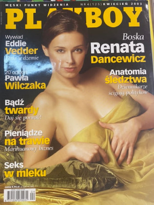 4/2003 PLAYBOY SEKS W MLEKU R DANCEWICZ WYWIADY