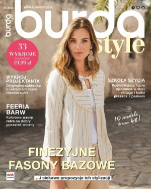 4/2023 BURDA STYLE FINYZYJNE FASONY