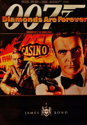 DIAMENTY SA WIECZNE DVD CONNERY 007 BOND FOLIA