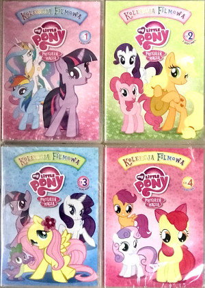 MY LITTLE PONY PRZYJAŻŃ TO MAGIA CZ 1-4 DVD