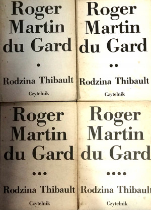 RODZINA THIBAULT CZĘŚĆ 1-4 ROGER MARTIN DU GARD