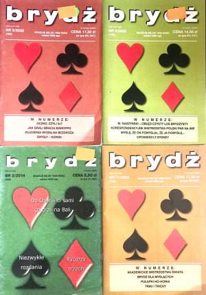 BRYDŻ ZESTAW X4