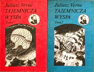 TAJEMNICZA WYSPA TOM 1 I 2 JULIUSZ VERNE