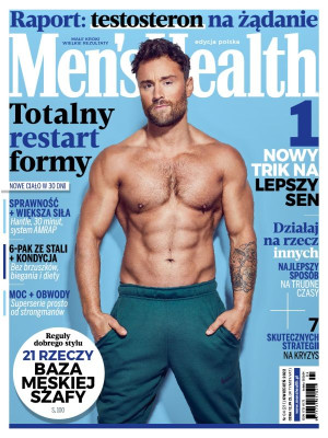 4/2022 MEN'S HEALTH BIEGANIE DIETA TŁUSZCZ
