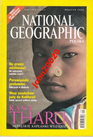 NATIONAL GEOGRAPHIC 9/2000.LUDZKIE CIAŁO