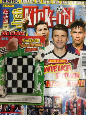 4/2015 JUST KICK-IT + PREZENT FROTKA NA RĘKĘ DLA FANA