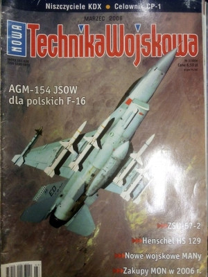 3/2006 NOWA TECHNIKA WOJSKOWA AGM-154 JSOW F-16