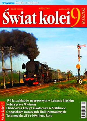 9/2018 ŚWIAT KOLEI PAROWOZY ST4410 POCIAGI