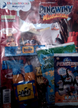 PINGWINY Z MADAGASKARU + 3 PREZENTY DREAMWORKS