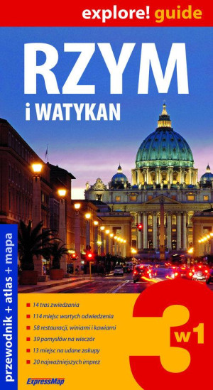 RZYM I WATYKAN 3W1 PRZEWODNIK ATLAS MAPA