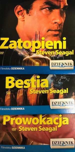 ZATOPIENI BESTIA PROWOKACJA STEVEN SEAGAL DVD