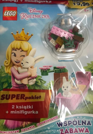 KSIĘŻNICZKA LEGO 2 KSIĄŻKI + MINIFIGURKA DISNEY