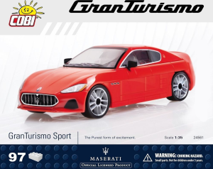 AUTO MASERATI GRANTURISMO SPORT COBI KLOCKI