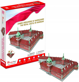 PUZZLE 3D 105 ELEMENTÓW ZAMEK KRÓLEWSKI W WARSZAWIE