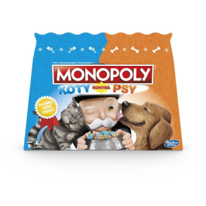 GRA HASBRO MONOPOLY KOTY KONTRA PSY PLANSZOWA