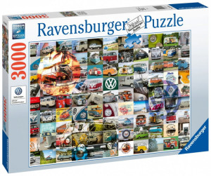 PUZZLE 3000 ELEMENTÓW 99 MOMENTÓW KAMPERA VW