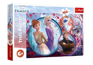 PUZZLE 160 ELEMENTÓW KRAINA LODU 2 SIOSTRZANA PRZYGODA