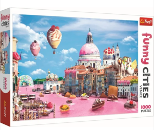 PUZZLE 1000 ELEMENTÓW SŁODYCZE W WENECJI TREFL