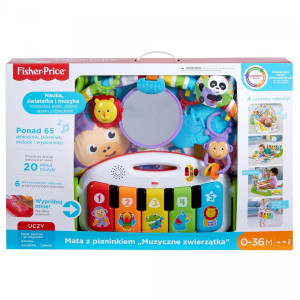 FISHER-PRICE. FWT13 MATA Z PIANINKIEM. MUZYCZNE ZWIERZĄTKA