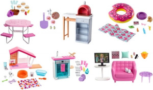 BARBIE. FXG41 MEBELKI DO DOMU I OGRODU, MIX WZORÓW