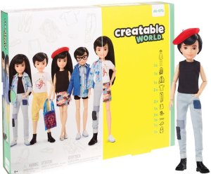 BARBIE. GGG54 CREATABLE WORLD, CIEMNE WŁOSY