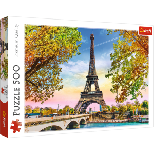 PUZZLE 500 ELEMENTÓW ROMANTYCZNY PARYŻ