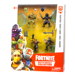 FORTNITE 4 FIGURKI Z AKCESORIAMI LEGENDARNY SKŁAD