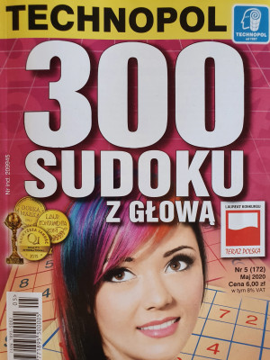 300 SUDOKU Z GŁOWĄ KRZYŻÓWKI