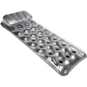 MATERAC PLAŻOWY 188X71 CM SREBRNY