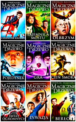 MAGICZNE DRZEWO ANDRZEJ MALESZKA 9 X KSIĄŻKA NOWA TWARDA
