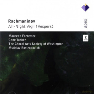 MSTISLAV ROSTOPOVICH CD FORRESTER TUCKER RACHMANINOV VESPERS