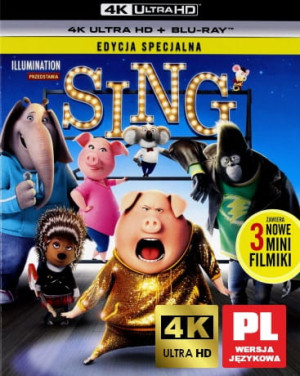 SING BLU RAY 4K UHD JENNINGS STRONG CUMMINGS