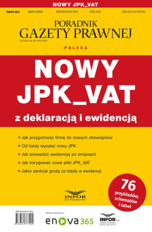 NOWY JPK VAT Z DEKLARACJĄ I EWIDENCJĄ