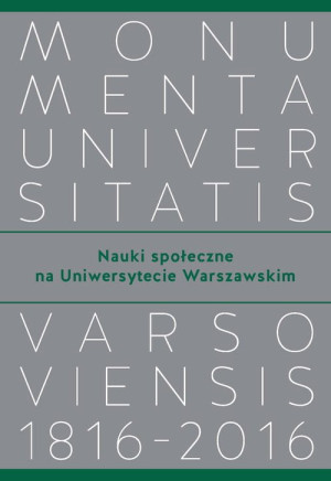 NAUKI SPOŁECZNE NA UNIWERSYTECIE WARSZAWSKIM