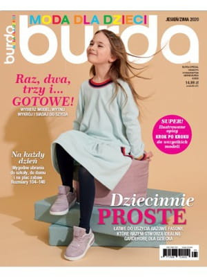 5/2020 BURDA DLA DZIECI UBRANIE DO SZKOŁY DOMU